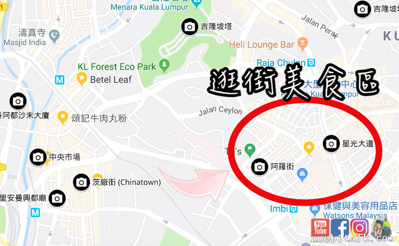 逛街美食區